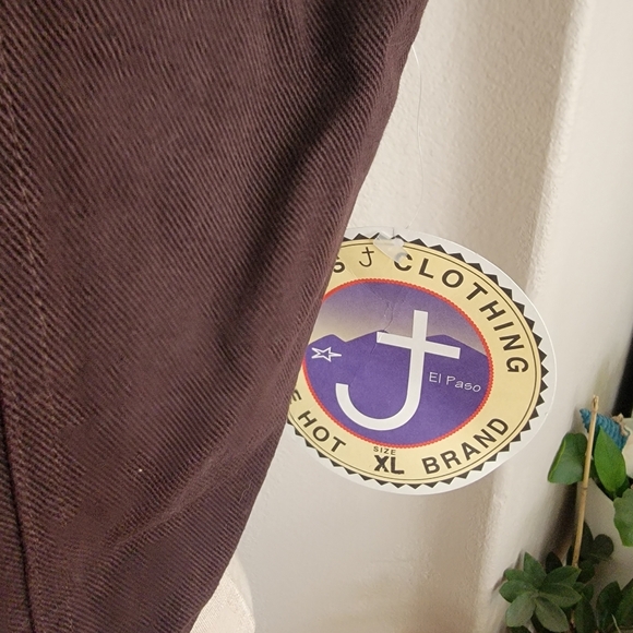 Cross J Western Cowgirl Denim Vest SZ XL - Picture 2 of 6